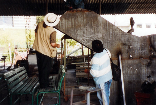 ecuador beeld in aanbouw inspectie